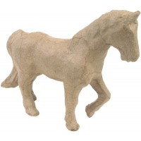 Paper-Mache Figurine -Trotting Horse