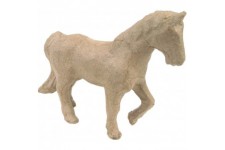 Paper-Mache Figurine -Trotting Horse