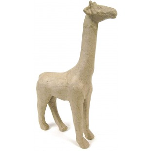 Decopatch SA102O - Un support en papier brun mache 19x7x28 cm, Girafe