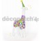 Decopatch SA102O - Un support en papier brun mache 19x7x28 cm, Girafe