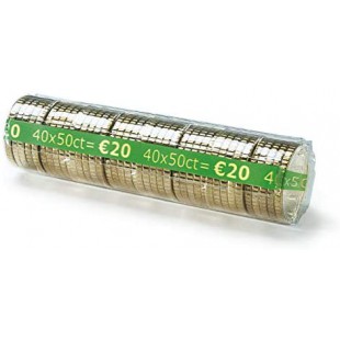 L100TC050 Paquet de 100 etuis monnaie 0,50 euro