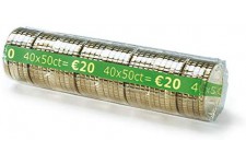 L100TC050 Paquet de 100 etuis monnaie 0,50 euro