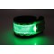 Schildkrot Fun Sports 950030 Bracelet LED Bande reflechissante Mixte Adulte, Vert