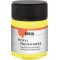 77561 - Peinture fluorescente acrylique, 50 ml, verre jaune fluo, acrylique fluorescent, couleur lumiere du jour a  base d'eau, 