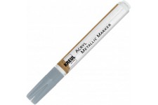 46262 - Marqueur acrylique metallise Medium avec pointe ogive env. 2-4 mm, couleur acrylique permanente avec effet metallique, p