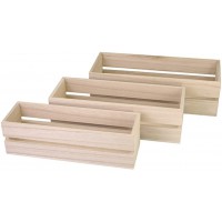 45151 - Boites en Bois 100% FSC, 3 pieces