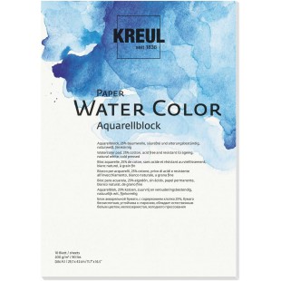 69012 - Paper Water Color, Bloc de Papier Aquarelle, Format A3, 10 Feuilles