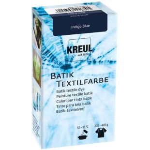 98538 Javana Batik Teinture textile 70 g en poudre Bleu indigo Pour teindre les textiles avec la technique Shibori