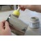 Peinture a  la craie 75326 - Couleur menthe glacee dans une boite en plastique de 150 ml - Couleur douce - Mat - Couvrante - Sec