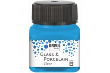 - Peinture pour Verre et Porcelaine, 10018319, Bleu ocean, 20 ML