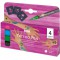 62171 stylos de tatouage et 3 pochoirs Encre cosmetique a  base d'eau Tenue jusqu'a  5 jours Teste dermatologiquement