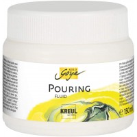 Solo Goya Pouring Fluid 87201 Pot de 150 ml de liquide acrylique pour techniques de coulee et de fluide, a  base d'eau, optimise