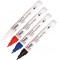 16440 - Lot de 4 stylos Classic Fine, Pointe indeformable, epaisseur de Trait env. 1-2 mm, Peinture Opaque pour Verre et Porcela