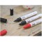 16440 - Lot de 4 stylos Classic Fine, Pointe indeformable, epaisseur de Trait env. 1-2 mm, Peinture Opaque pour Verre et Porcela
