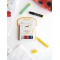 MUCKI 27156 Lot de 5 crayons de couleur pour enfant en jaune, rouge, bleu, vert et noir, largeur de trait 2 a  5 mm, pour des oe