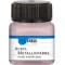 77286 Peinture acrylique metallique glamour avec effet metallique a  base d'eau, couvrant, sechage rapide et impermeable, 20 ml,