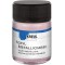 77586 - Acrylique Metallique, 50 ml verre en or rose metallique, peinture acrylique glamour a  effet metallique a  base d'eau, c