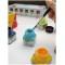 75601 Lot de 6 peintures acryliques a  base d'eau, creme, opaque, 20 ml dans verre et pinceau, multicolore, taille unique, 6 com