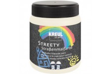 43101 Streety Peinture de rue Blanc nuage 200 ml Craie liquide lavable a  peindre avec pinceau ou scooter, craie liquide de rue 