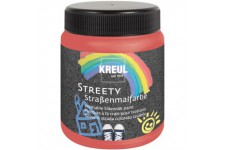 43103 Streety Peinture pour rue Rouge a  base d'anneau 200 ml a  craie liquide lavable pour peinture avec pinceau ou scooter