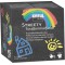 43100 Streety Kit de demarrage pour peinture sur route 4 couleurs 200 ml avec pinceau ou scooter, craie liquide vegetalienne tes