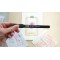 18172 - Marqueur noir moyen, epaisseur de trait de 1 a 2 mm, encre pigmentee, impermeable, ideal pour les croquis, l