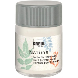 49421 - Nature Snow Crystal en pot de 50 ml, peinture a l'eau, fabriquee a partir de matieres premieres durables et