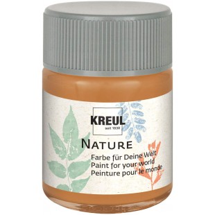 49430 - Argile naturelle en pot de 50 ml, peinture a base d'eau, fabriquee a partir de matieres premieres durables 