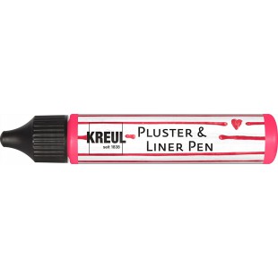 49823 Pluster & Liner Pen Peinture fluorescente sous lumiere noire pour decorer et decorer les decorations 3D Effet 3