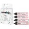Pluster & Liner Pen Chalky Moments Lot de 4 flacons de 29 ml de peinture a  la craie pour decorer et decorer avec un fer a  repa
