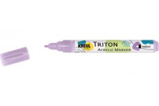 Triton 17743 Marqueur acrylique Medium Lilas epaisseur de point 1 a 3 mm Pour lignes et ecritures Sechage satine Hau