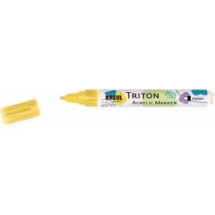 Marqueur acrylique Triton 17770 - Pointe moyenne - Curcuma - a€ base d'eau - Sechage satine - Haute intensite de coul