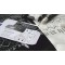 92751 - Marqueur textile opaque noir et blanc, 2 x moyens, 2 x fins, crayons de peinture pour tissus en coton, batiste, lin, soi