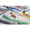 90722 90722 Set textile Junior Color Your Case, 6 moyens, 1 marqueur fins, 1 sac en coton, pour la creation de textiles clairs, 