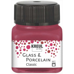 - Jouet Classique Glass & Porcelain, 640803, Rouge Grenat, 20 ML