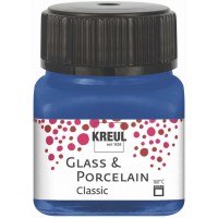 - Verre et Porcelaine Classique, 640814, Bleu Cobalt, 20 ML