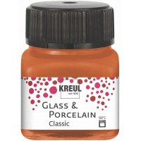 Glass & Porcelain Classic 16248 - Verre metallise de 20 ml, peinture brillante pour verre et porcelaine a  base d'eau, sechage r