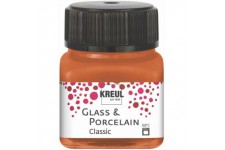 Glass & Porcelain Classic 16248 - Verre metallise de 20 ml, peinture brillante pour verre et porcelaine a  base d'eau, sechage r