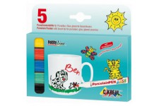 Crayons a  porcelaine a  pointe fine (Pack B) - Lot de 5