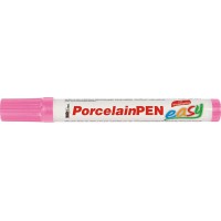 16309 - Porcelaine Pen easy rose, largeur de trait env. 1-3 mm, avec pointe de pinceau indeformable, pour peindre et decorer le 