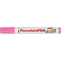16309 - Porcelaine Pen easy rose, largeur de trait env. 1-3 mm, avec pointe de pinceau indeformable, pour peindre et decorer le 