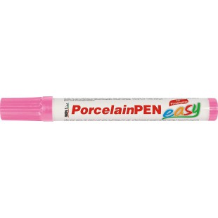 16309 - Porcelaine Pen easy rose, largeur de trait env. 1-3 mm, avec pointe de pinceau indeformable, pour peindre et decorer le 