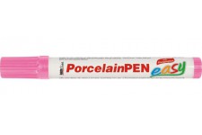 16309 - Porcelaine Pen easy rose, largeur de trait env. 1-3 mm, avec pointe de pinceau indeformable, pour peindre et decorer le 