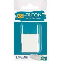 Solo Goya Triton Acrylic Paint Marqueur Pointes de rechange 15.0, pour creer de grandes surfaces et pour grands inscriptions, 2 