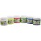 MUCKI peinture lavable Noir, Bleu, Vert, Rouge, Blanc, Jaune - Peintures lavables (Multicolore, 6 piece(s), Noir, Bleu, Vert, Ro