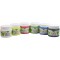 MUCKI peinture lavable Noir, Bleu, Vert, Rouge, Blanc, Jaune - Peintures lavables (Multicolore, 6 piece(s), Noir, Bleu, Vert, Ro