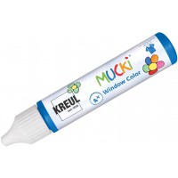 Mucki 24411 - Peinture pour fenetre a  base d'eau, sans paraben, sans gluten, sans lactose, vegetalien, facile a  colorier, lava