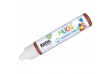 Mucki 24416 - Peinture pour fenetre a  base d'eau, sans paraben, sans gluten, sans lactose, vegetalien, facile a  colorier, lava