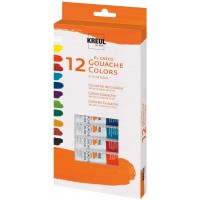 El Greco 26250 - Gouache Colors Set de 12 ML, 12 Couleurs