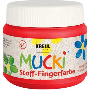  - Peinture au doigt pour le tissu, 150 ml rot